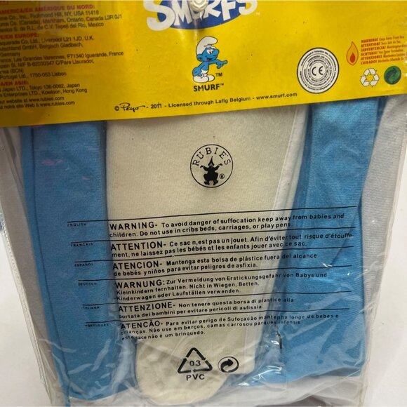 Smurfs Boy Halloween Costume Size Small US4-6 - Picture 6 of 6